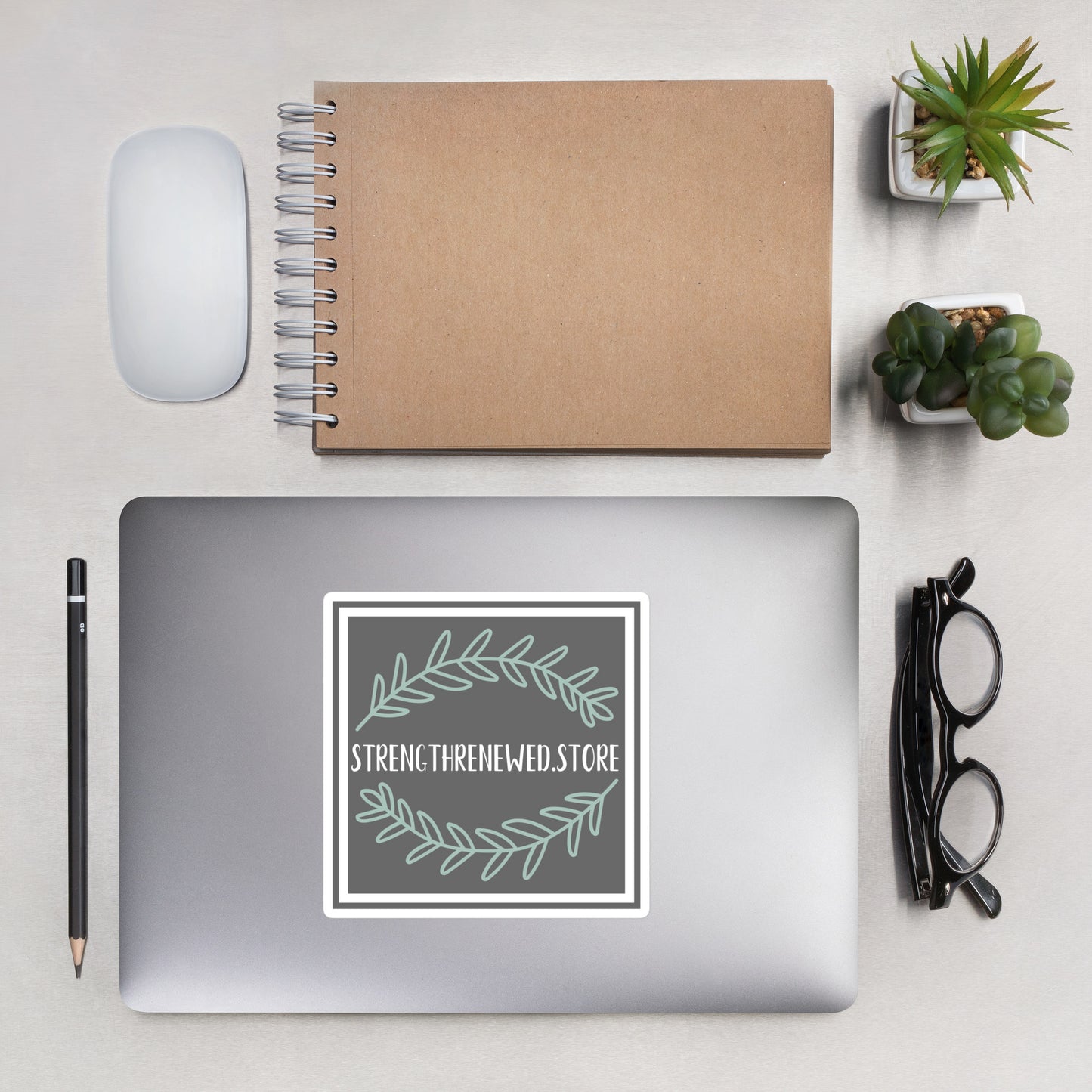 StrengthRenewed.Store Bubble-free sticker