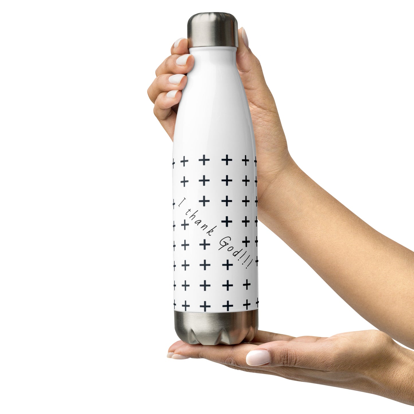 I thank God Stainless Steel Water Bottle