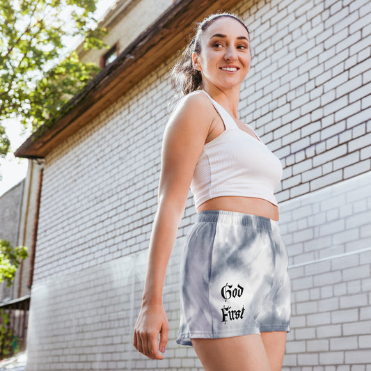 God First All-Over Print Unisex Athletic Shorts