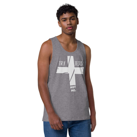 Try Jesus Men’s premium workout tank