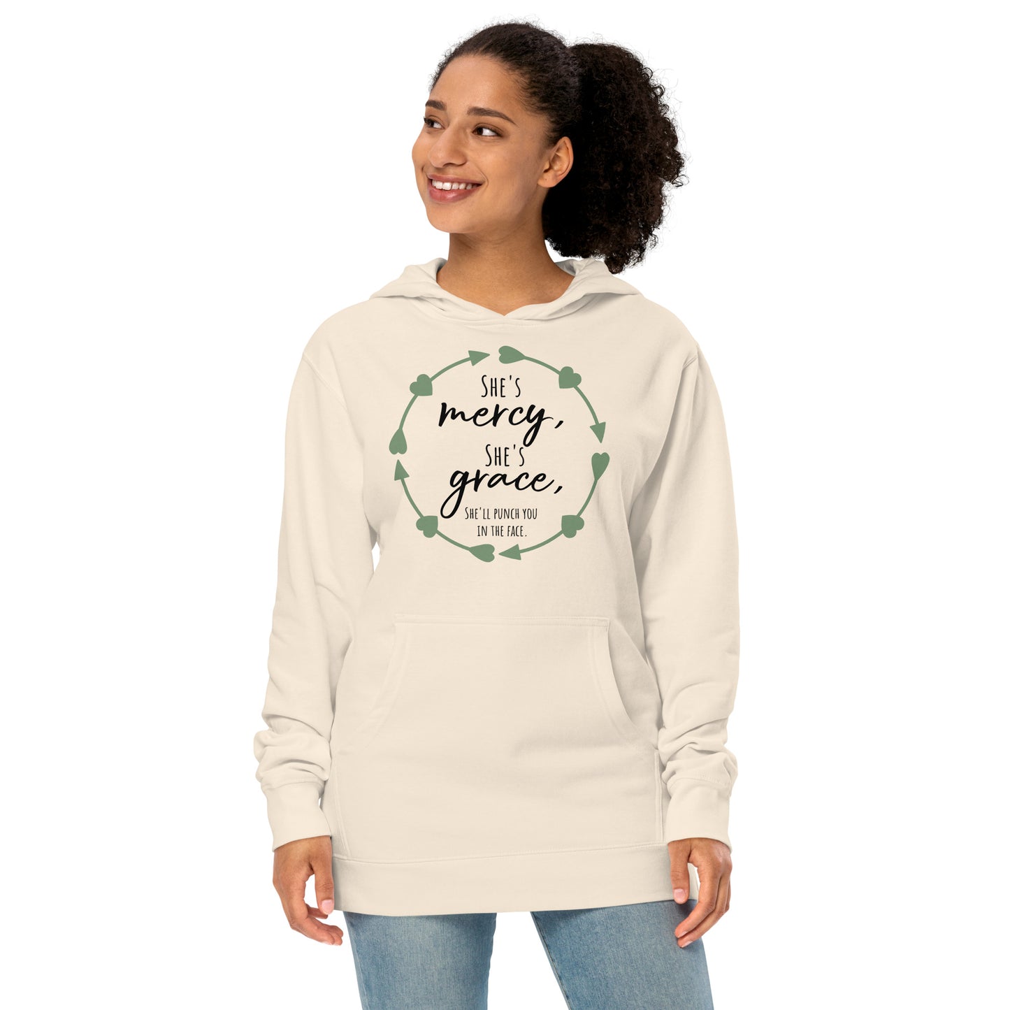 Mercy & Grace Unisex midweight hoodie