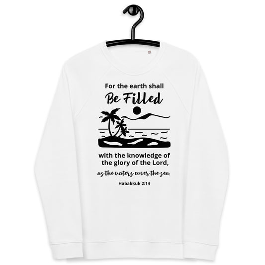 Be filled Unisex organic raglan sweatshirt