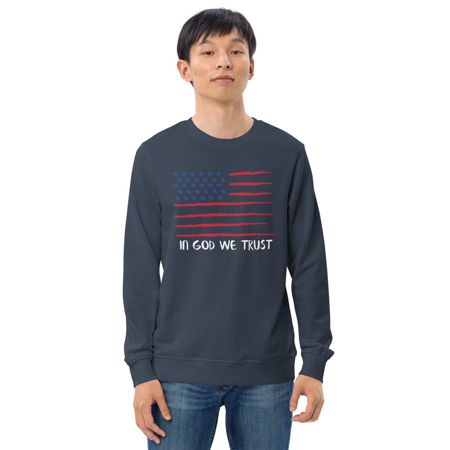 In God We Trust Unisex organic sweatshirt